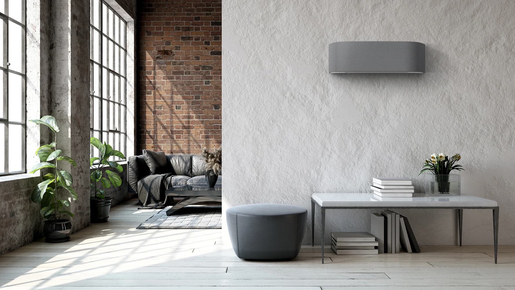 Varmepumpe integrert i et moderne hjem